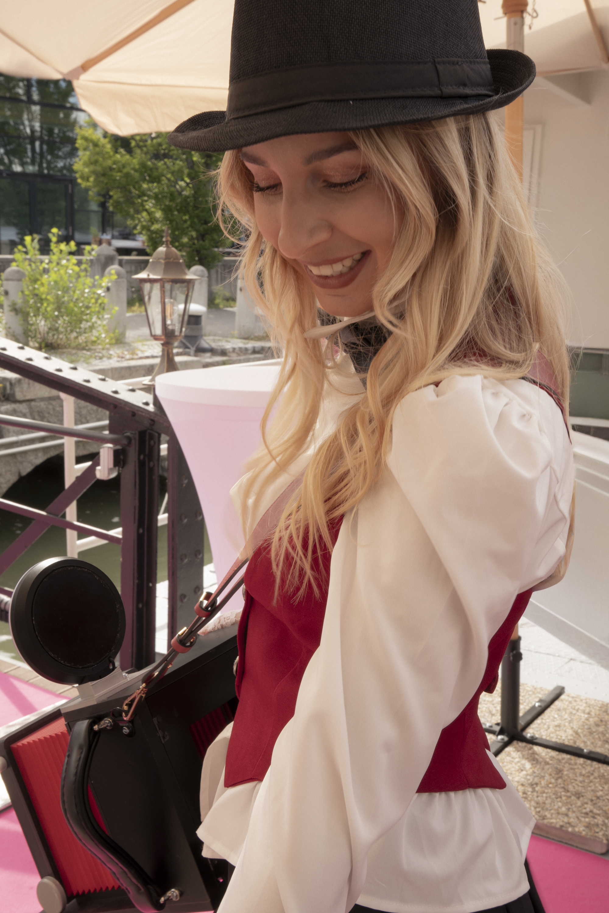 Vintage 1920er Shooting – imprinted Zeitungsfotografie